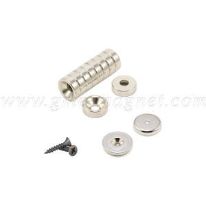 N35, N42, N50, N52 नियोडिमियम काउंटरसंक मैग्नेट